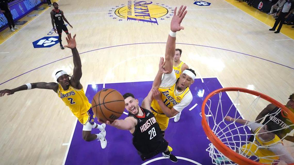  The Rockets need a better outing from Şengün in Game 2, regardless of Kevin Durant's status. | Kirby Lee-Imagn Images 