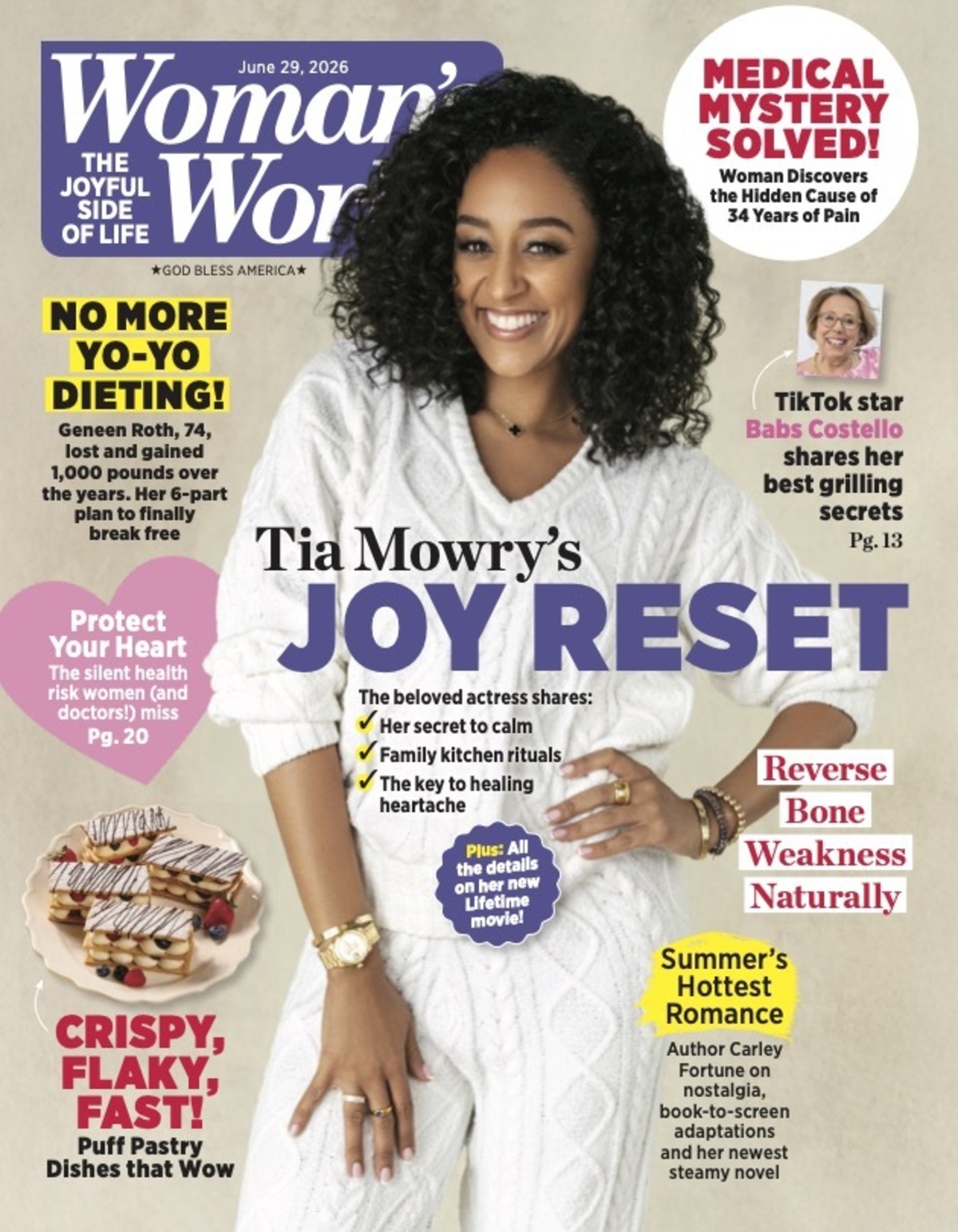 Tia Mowry on the cover of Woman’s WorldWoman's World