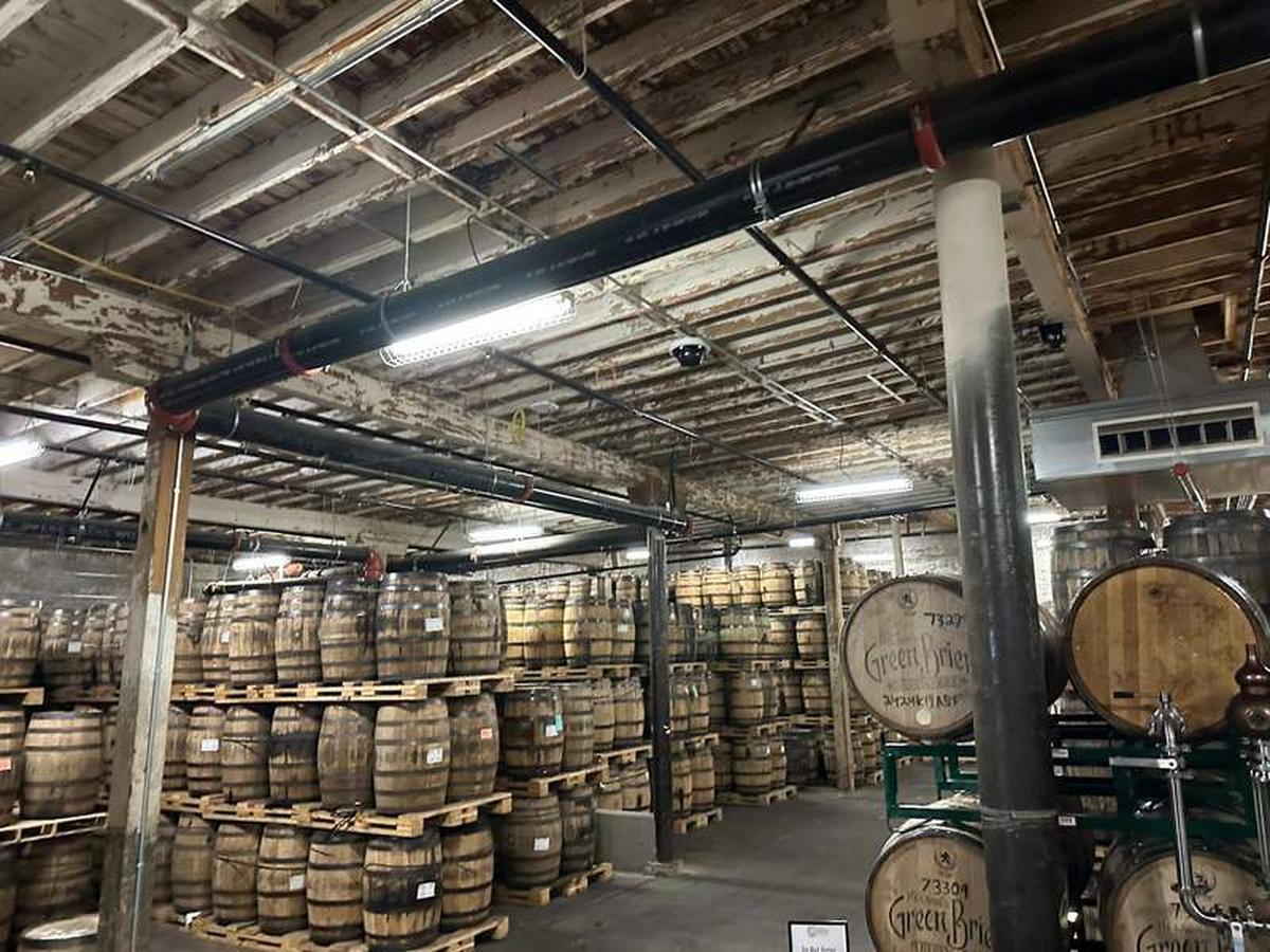  The whiskey barrels at Green Brier Distillery. Photo credit: Robin O’Neal Smith 