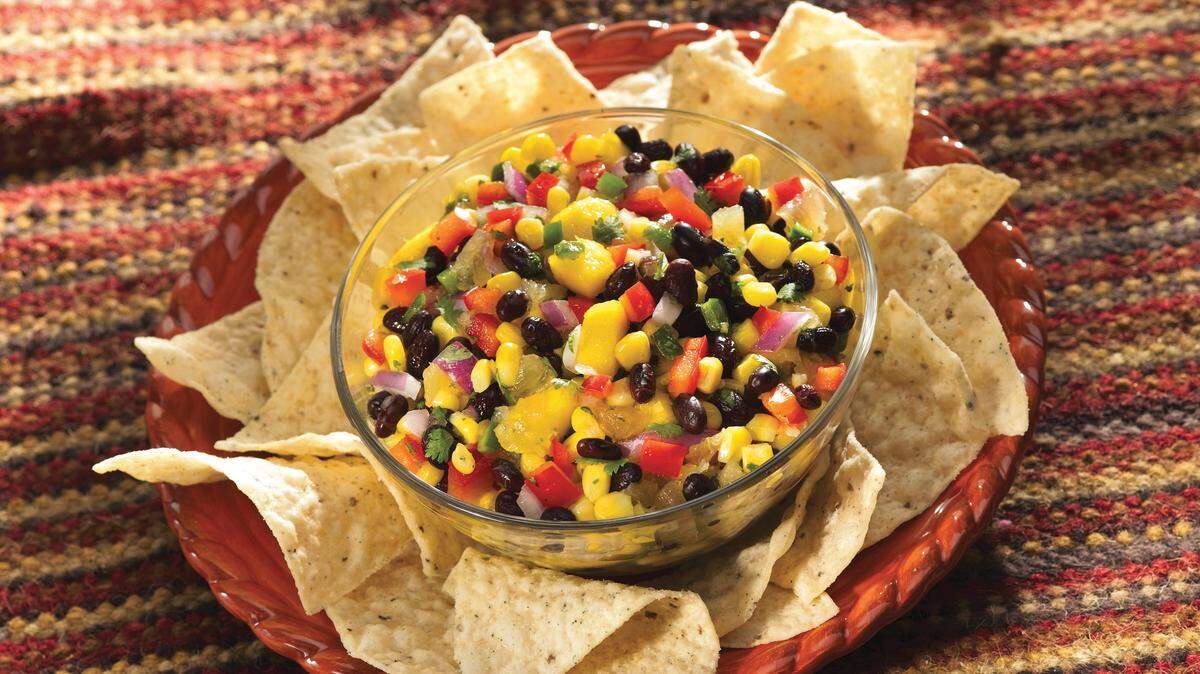 A black bean and corn salsa is packed with nutrition and comes together in minutes