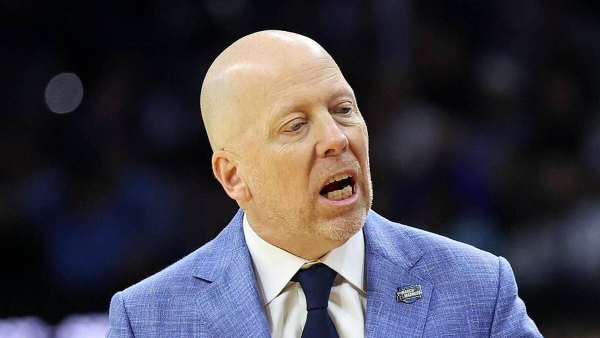  Mar 20, 2026; Philadelphia, PA, USA; UCLA Bruins head coach Mick Cronin reacts in the second half during a first round game of the men's 2026 NCAA Tournament at Xfinity Mobile Arena. Mandatory Credit: Bill Streicher-Imagn Images | Bill Streicher-Imagn Images 