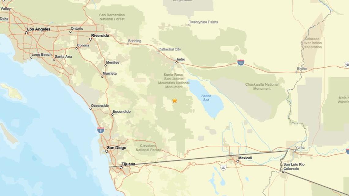 Update: Seismic activity on May 13 - 2.1 magnitude earthquake close to Borrego Springs, CA registered 