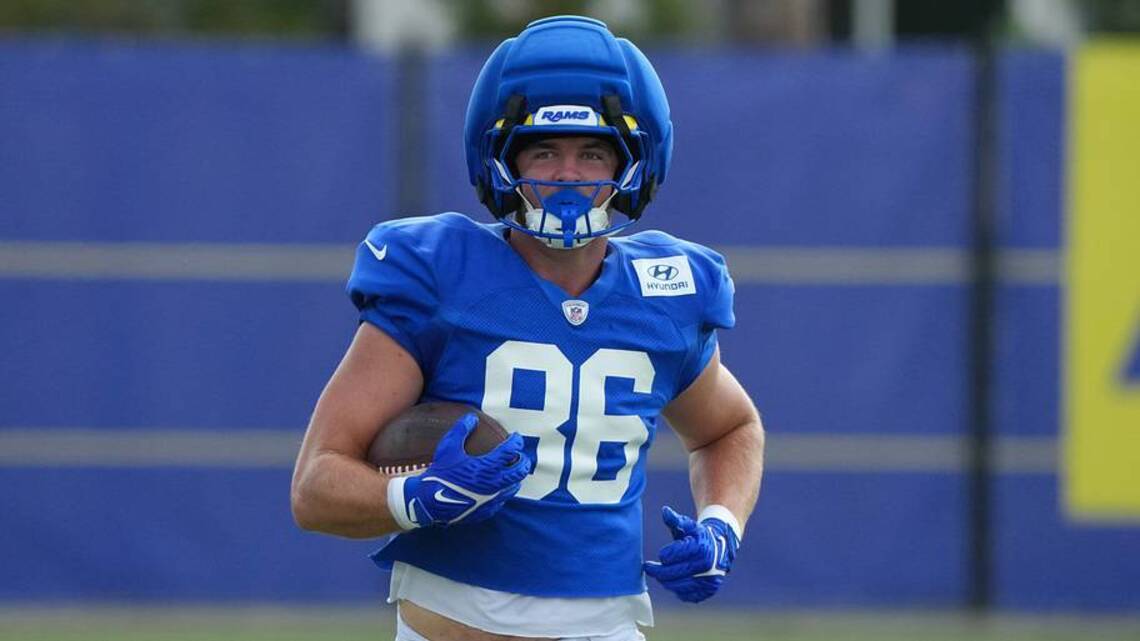 Rams Aren't Rushing Rookie Max Klare Despite Growing Need at Tight End