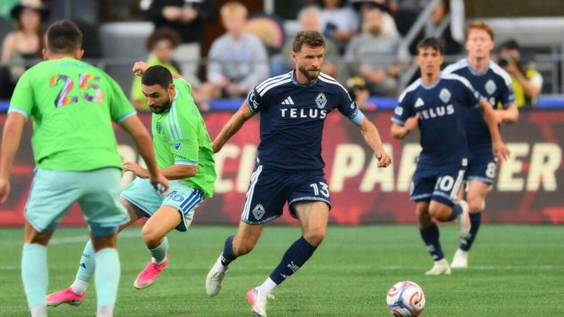 Whitecaps score twice late to extend Sounders' losing streak to 7 