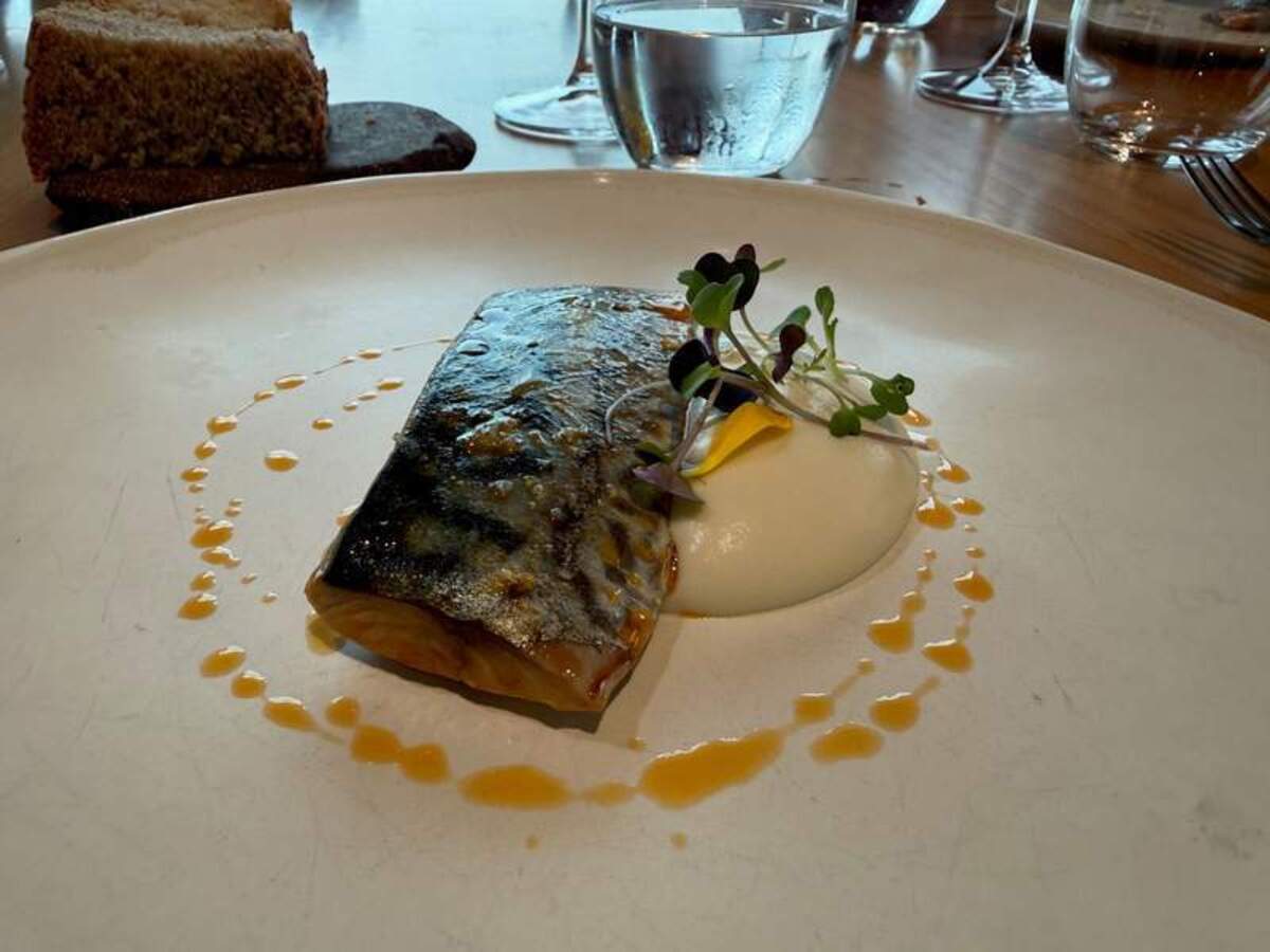  Mackerel dish at the Michelin-starred Vértigo Restaurante. Photo credit: Margot Black 