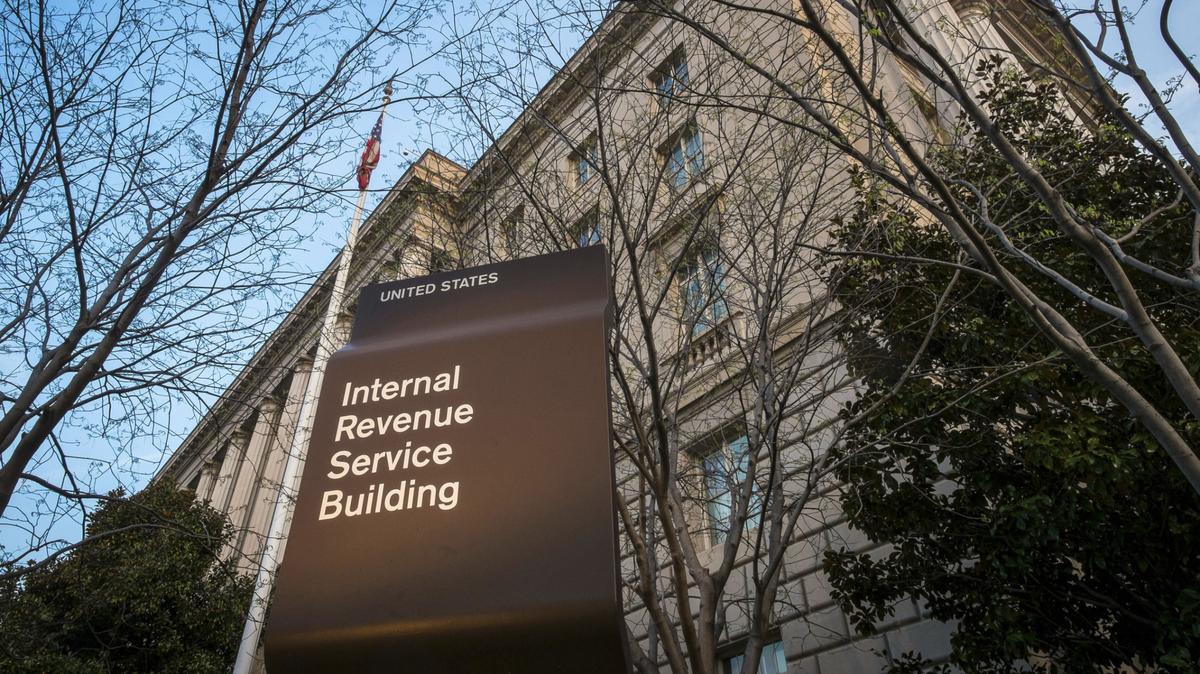 The Internal Revenue Service Headquarters (IRS) building is seen in Washington.