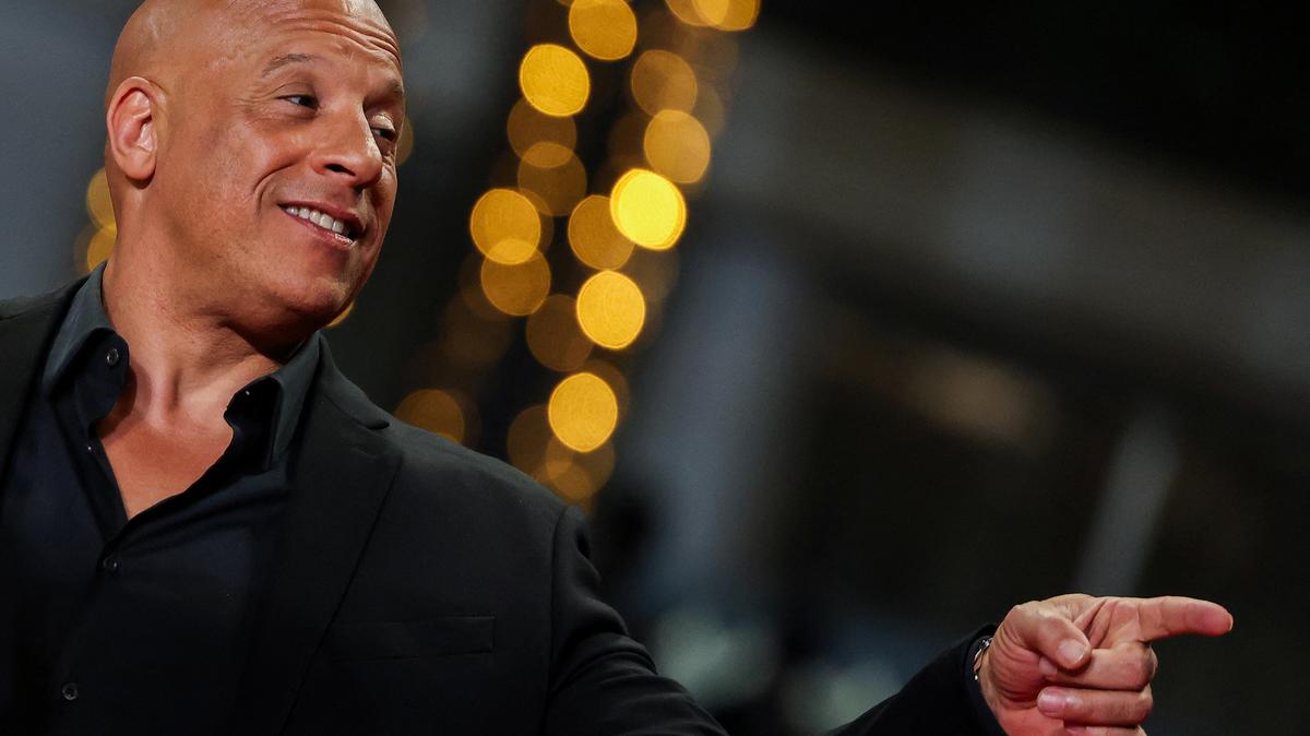 U.S. actor Vin Diesel gestures as he arrives for the screening of the film "The Fast and the Furious" at the 79th edition of the Cannes Film Festival in Cannes, France, on Wednesday, May 13, 2026. (Thibaud Moritz/AFP via Getty Images/TNS)
