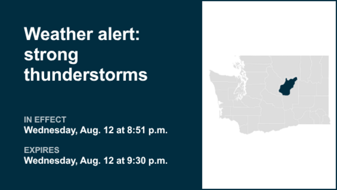 UPDATE: Weather alert for Waterville Plateau Wednesday night, says the NWS 