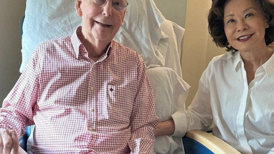 Mitch McConnell shares health update, says he's been discharged