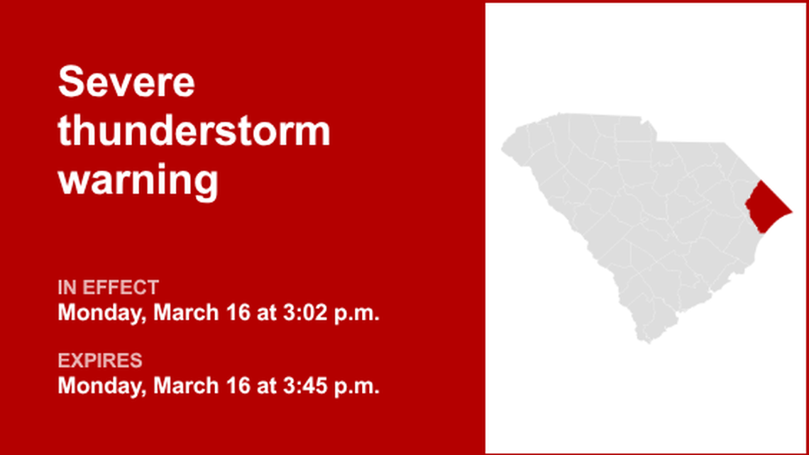 UPDATE: Damaging winds predicted with thunderstorms to hit Myrtle Beach area Monday 