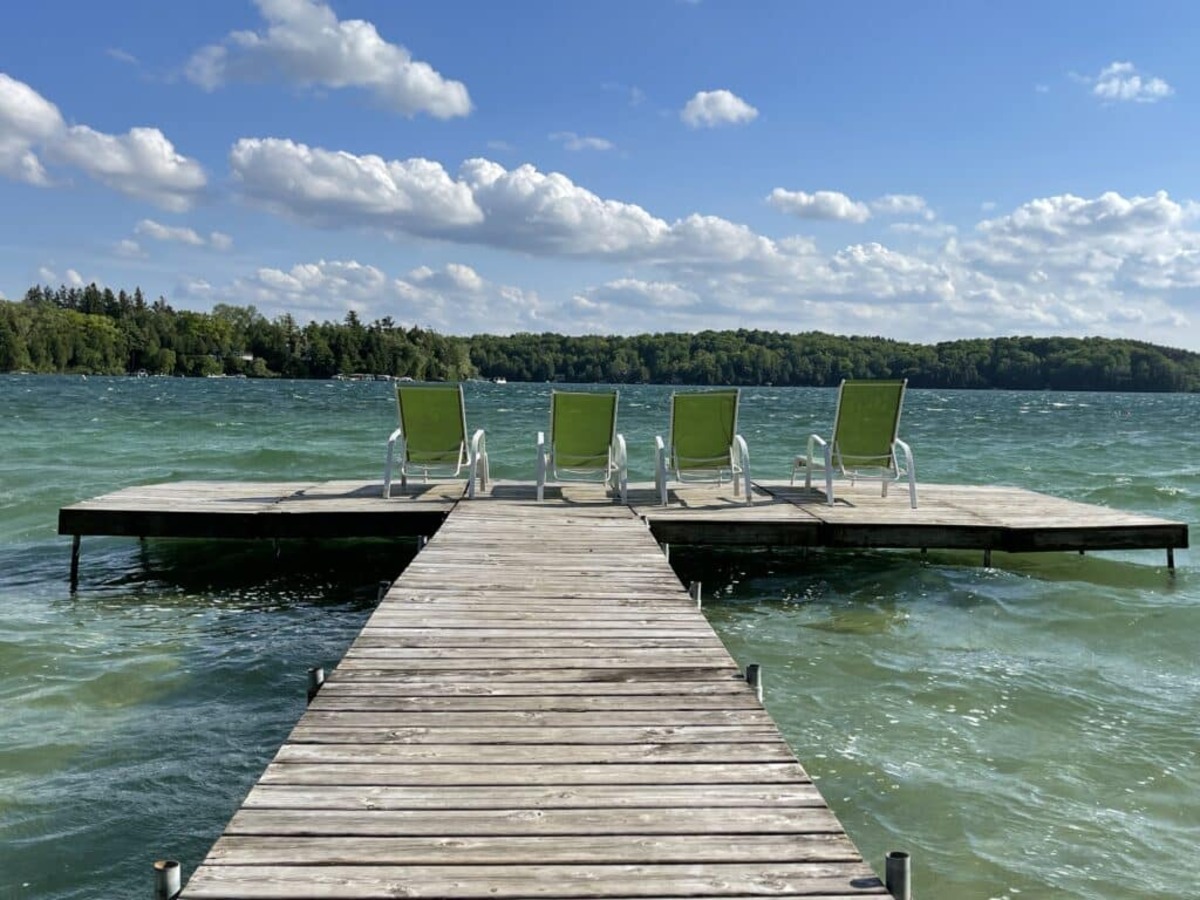  Enjoy the lake vibes and relax at Elkhart Lake! Photo credit: Deb Steenhagen 