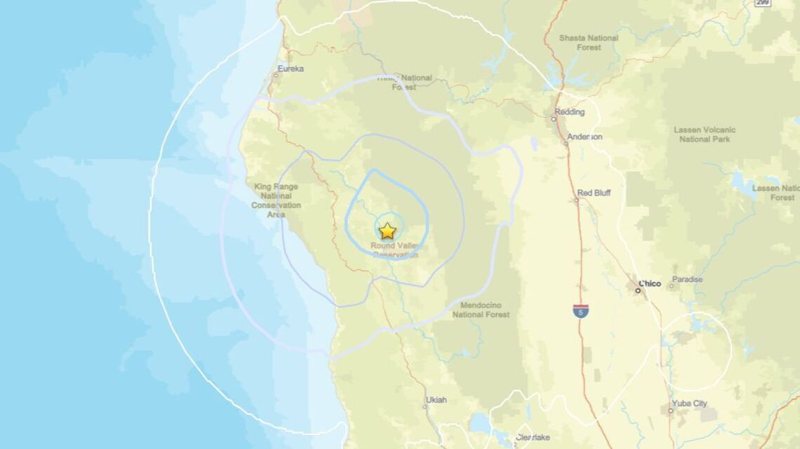 Update: 3.9 magnitude earthquake detected close to Covelo, CA on Aug. 5 