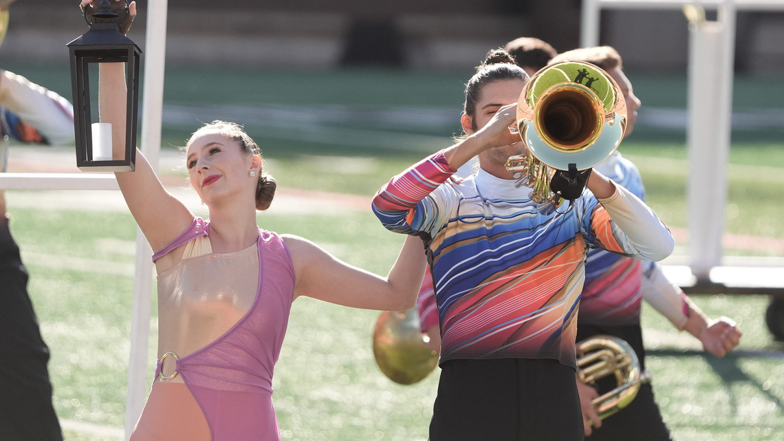 Kentucky marching bands competing at Bands of America Indianapolis regional 