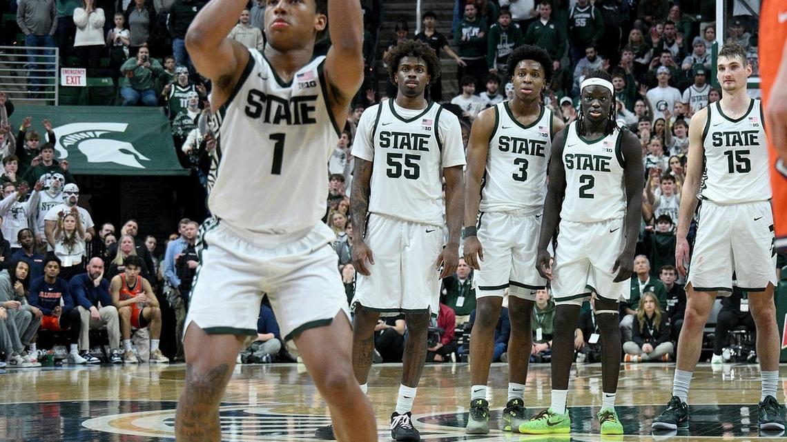 No. 10 Michigan State, Wisconsin collide after OT wins vs. Illinois 