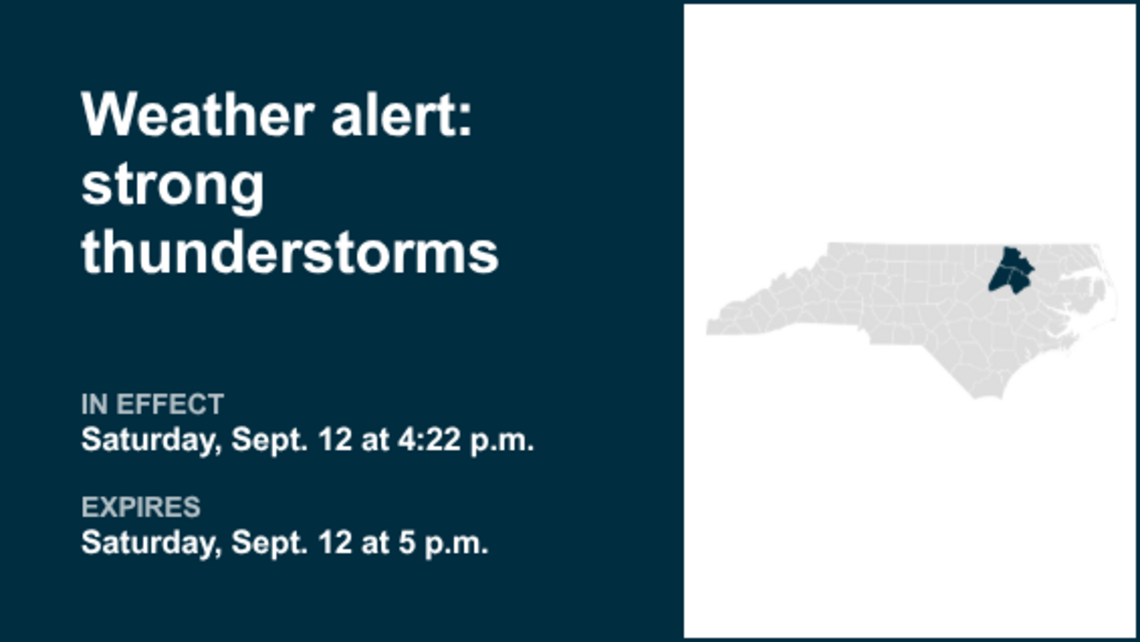 UPDATE: Brace for strong thunderstorms in Eastern North Carolina 