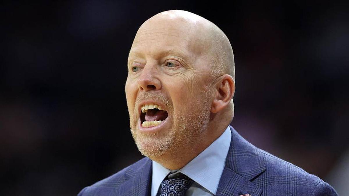  Mar 22, 2026; Philadelphia, PA, USA; UCLA Bruins head coach Mick Cronin reacts in the first half during a second round game of the men's 2026 NCAA Tournament at Xfinity Mobile Arena. Mandatory Credit: Bill Streicher-Imagn Images | Bill Streicher-Imagn Images 