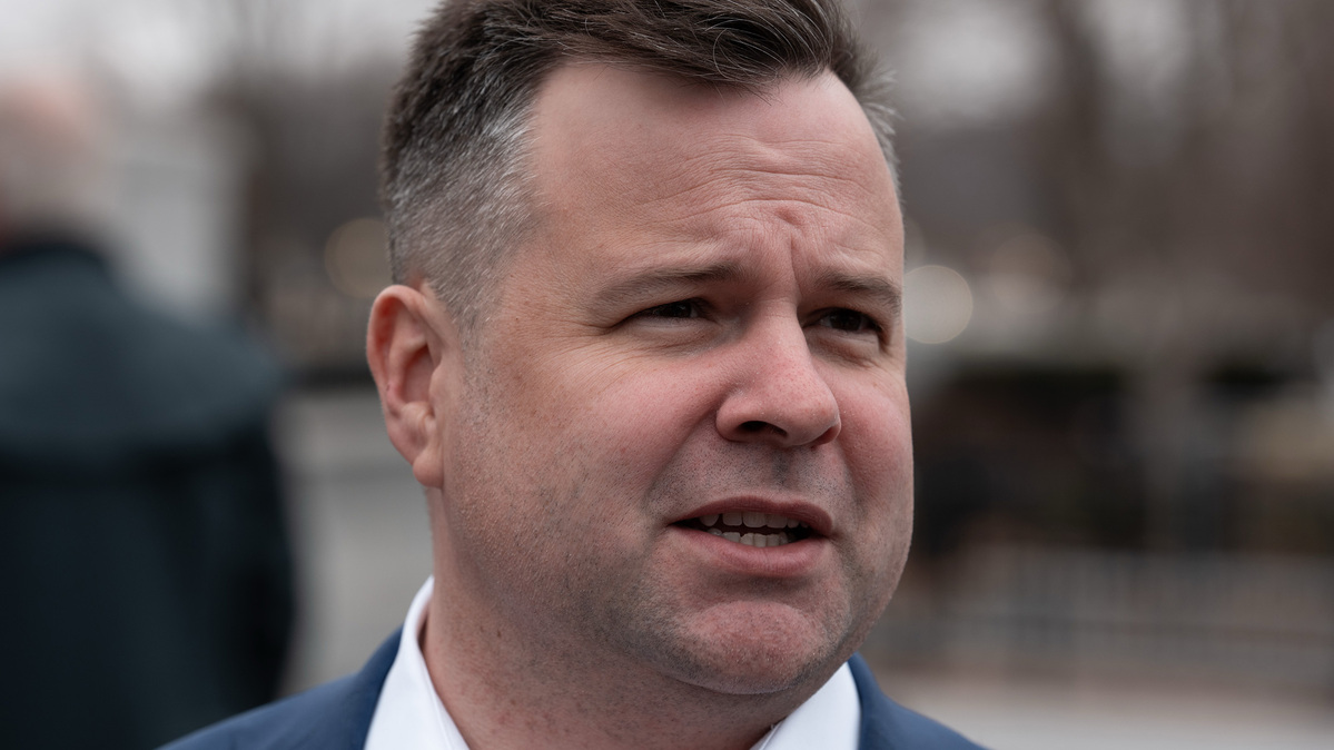 Bill Pulte, head of the Federal Housing Finance Agency, speaks at the White House regarding upcoming Presidential actions on housing affordability on Jan. 9, 2025. (Andrew Leyden/ZUMA Press Wire/TNS)