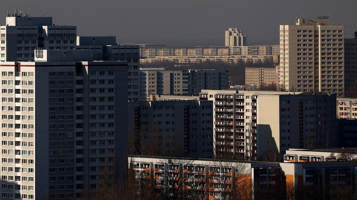 Residential buildings are seen in the district of Marzahn-Hellersdorf in Berlin, Germany, February 7, 2023. REUTERS/Lisi Niesner
