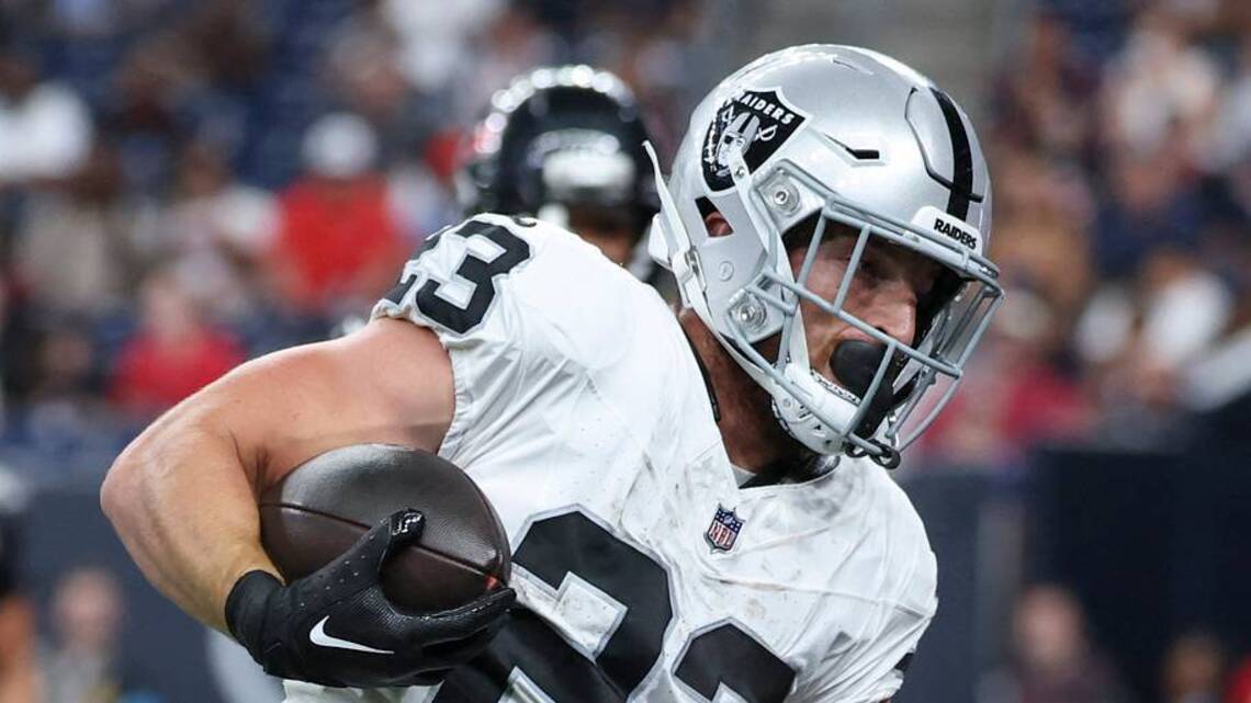 Discussing Raiders' Laube's Increased Role in Jeanty's Absence