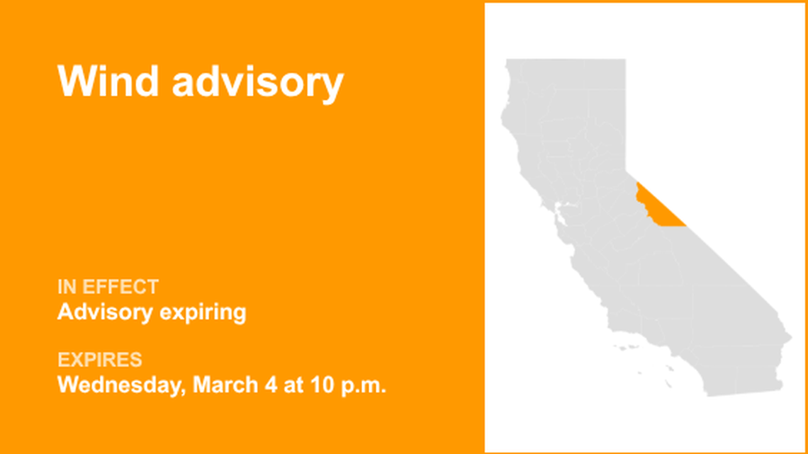 UPDATE: Wind advisory for Mono County forecast to expire at 10 p.m., says the NWS 