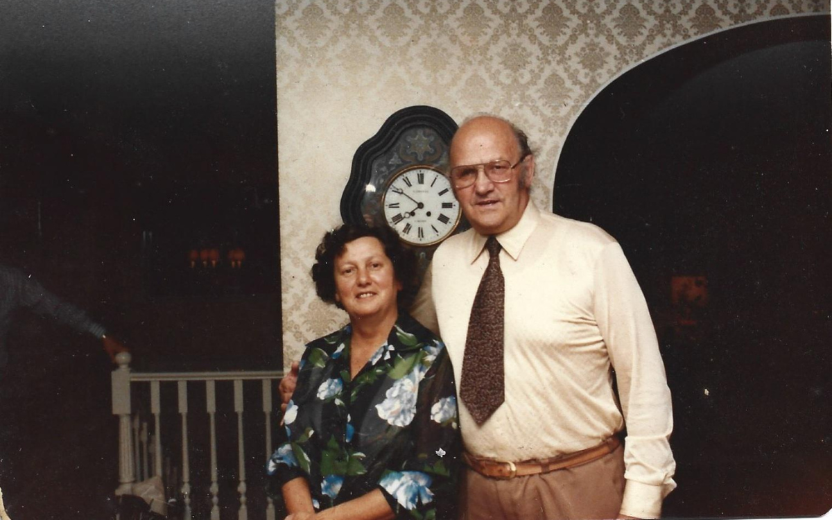  Alexander Ferrari hugs his wife, Erna. 