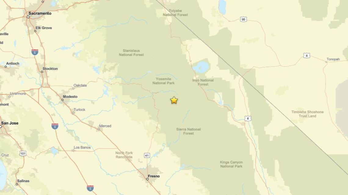 Update: 2.1 magnitude earthquake struck near Yosemite Valley, CA on May 30 
