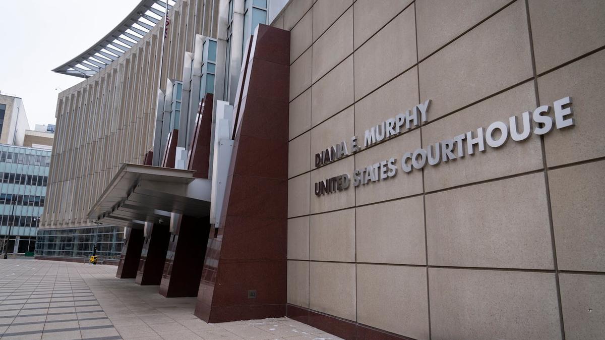 The federal courthouse in Minneapolis, where the Justice Department filed a civil complaint to revoke the U.S. citizenship of Salah Osman Ahmed. (Leila Navidi/The Minnesota Star Tribune/TNS)