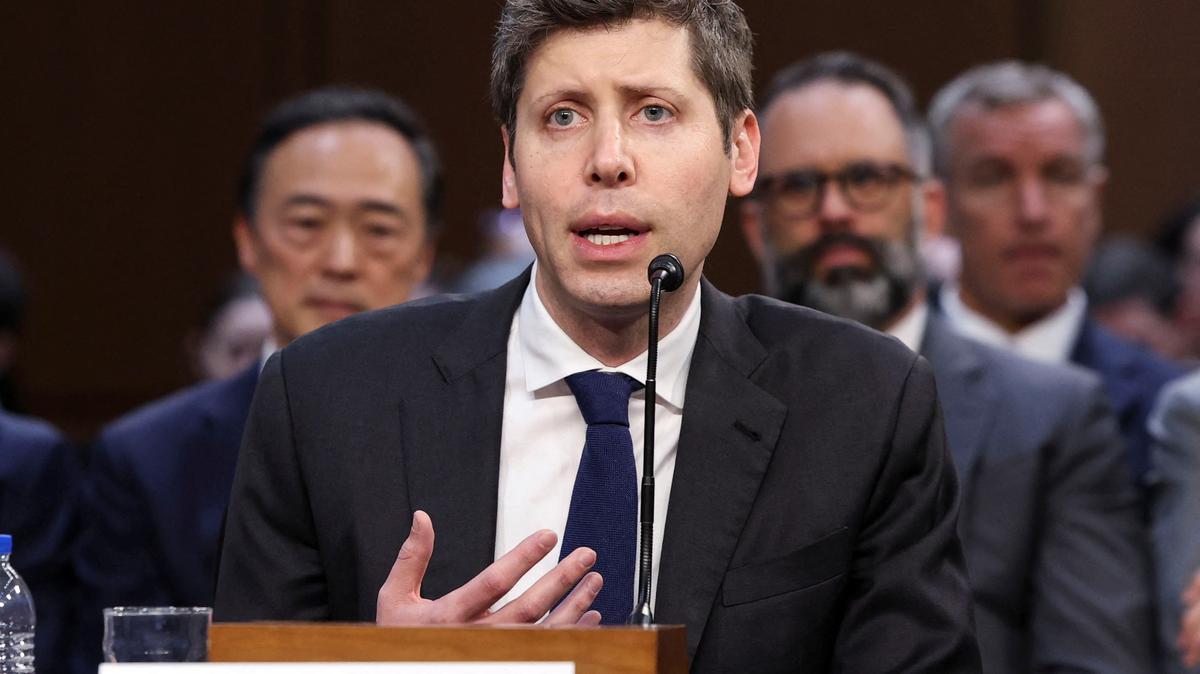 OpenAI CEO Sam Altman testifies before a Senate Commerce, Science, and Transportation Committee hearing titled “Winning the AI Race: Strengthening U.S. Capabilities in Computing and Innovation,” on Capitol Hill in Washington, D.C., U.S., May 8, 2025. REUTERS/Jonathan Ernst
