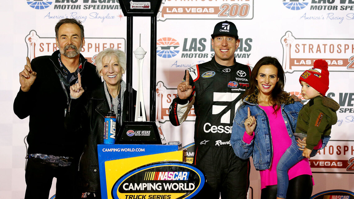 Kyle Busch’s father paid tribute to his son with the help of grandson Brexton