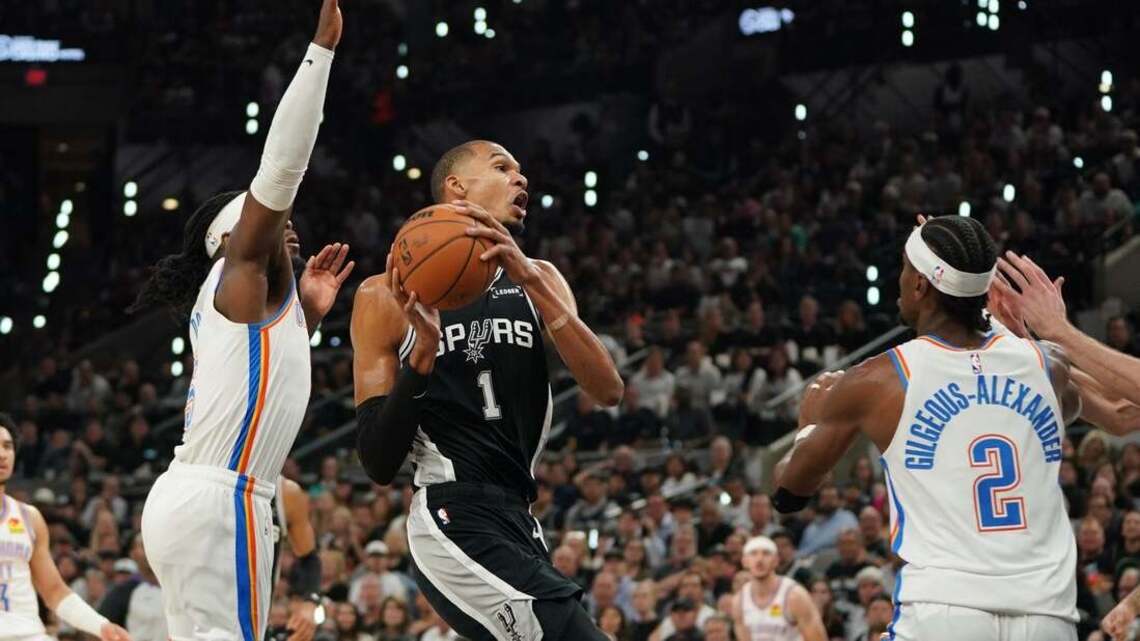Spurs, Thunder tied for best 2026-27 title odds; Knicks fourth 