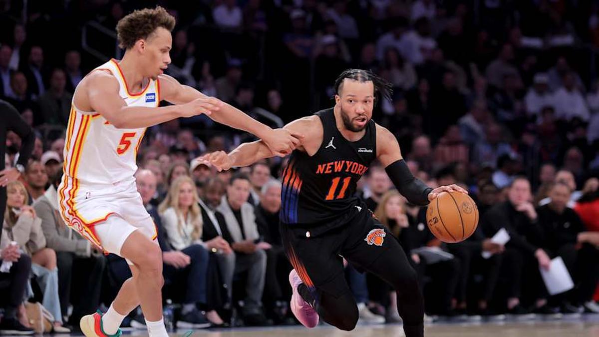  Jalen Brunson and the Knicks looked like a true Finals contender in their final three wins over the Hawks. | Brad Penner-Imagn Images 