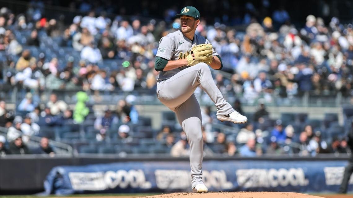 Athletics' Jeffrey Springs dominates Yanks in 1-hit shutout 