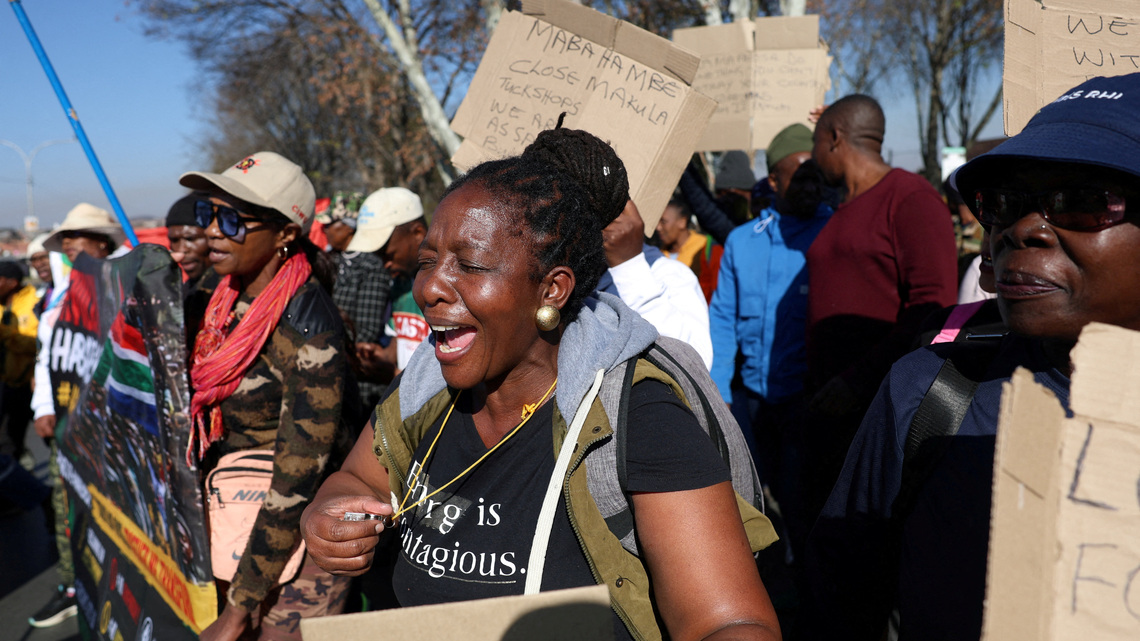 South Africa blames disinformation as anti-migrant protests turn violent 
