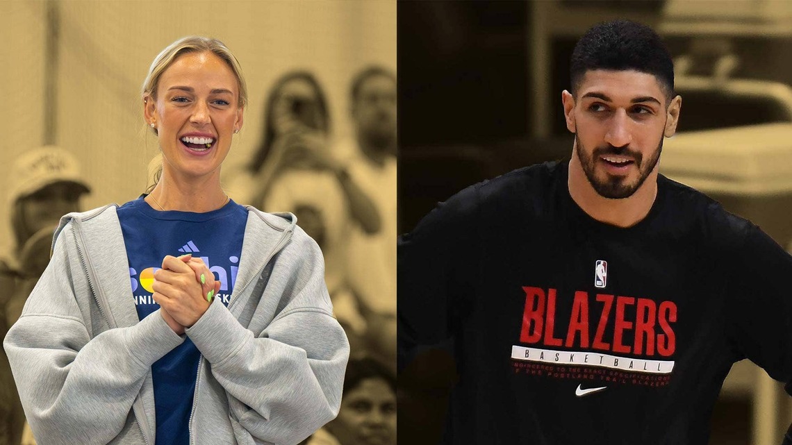 "She's inspiring girls all over the world" - Enes Kanter calls Sophie Cunningham "American hero" 