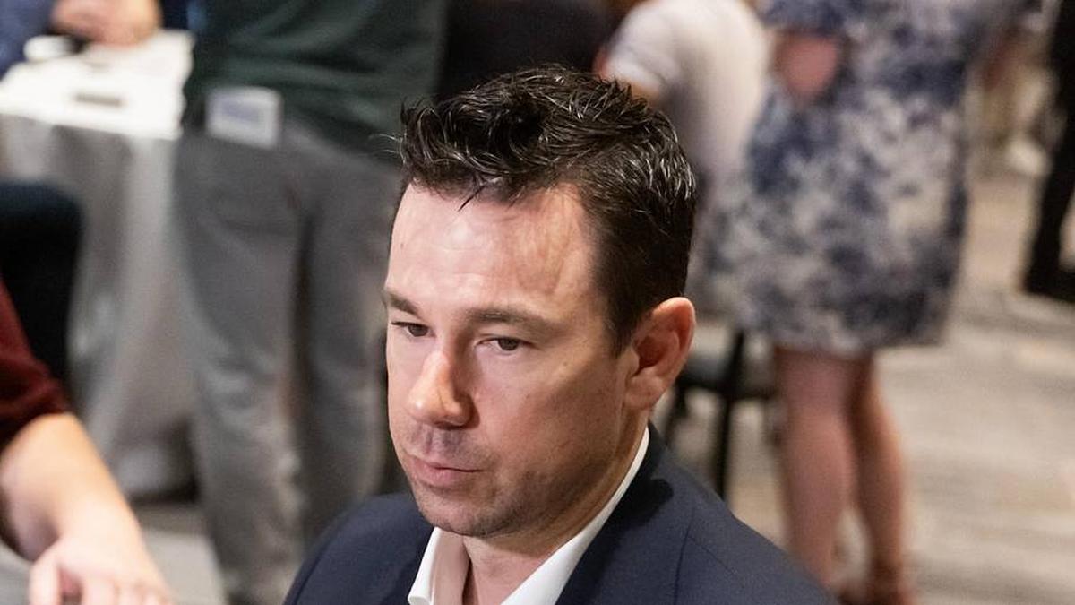  Mar 31, 2026; Phoenix, AZ, USA; Las Vegas Raiders head coach Klint Kubiak during the 2026 NFL Annual League Meeting at the Arizona Biltmore. Mandatory Credit: Mark J. Rebilas-Imagn Images | Mark J. Rebilas-Imagn Images 