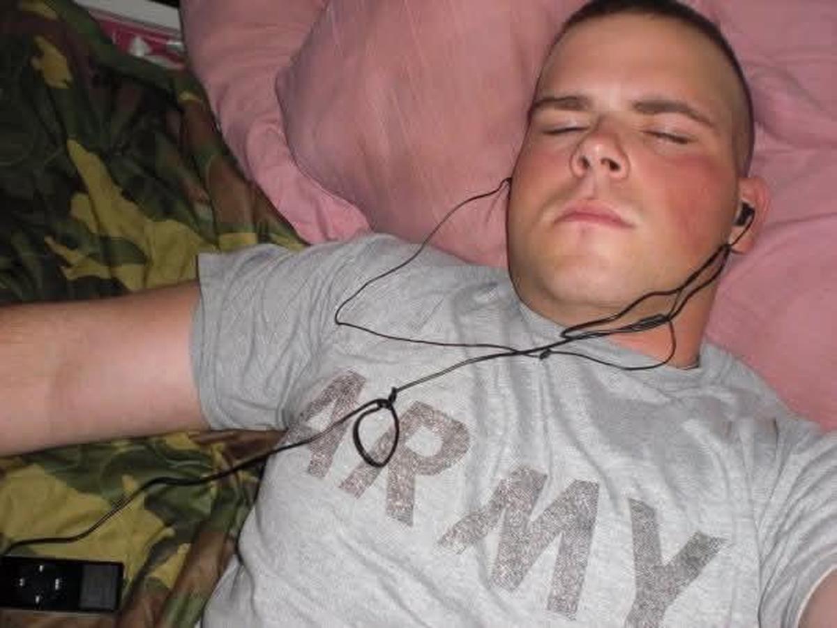 The author at Forward Operating Base Iskandariyah in 2007, resting between missions. (Photo courtesy of Jarrod Toothman) 