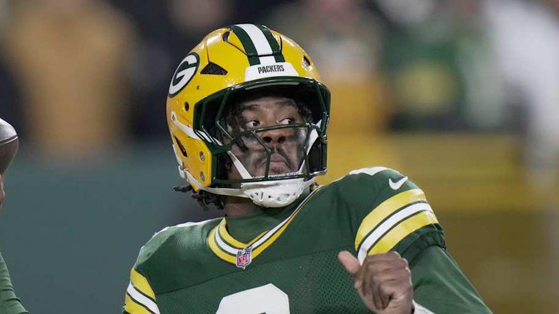  Green Bay Packers quarterback Malik Willis (2) throws during the third quarter of their game against the Baltimore Ravens Saturday, December 27, 2025 at Lambeau Field in Green Bay, Wisconsin. | Mark Hoffman / Milwaukee Journal Sentinel / USA TODAY NETWORK via Imagn Images 