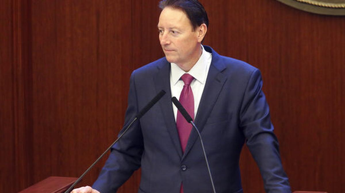 Senate President Bill Galvano, R-Bradenton, presides over the Senate session Tuesday March 10, 2020, in Tallahassee, Fla.