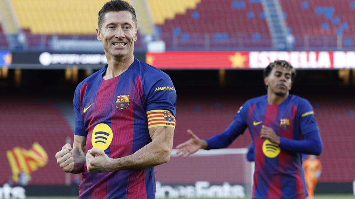 FC Barcelona gana con Lewandowski y Lamine Yamal al Mallorca 