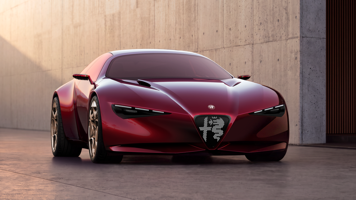 Alfa Romeo's Future Arrives With Rear-Hinged Doors and a Hybrid V6 
