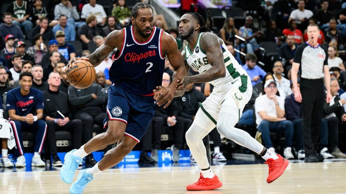 Kawhi Leonard, Clippers slip past struggling Bucks 