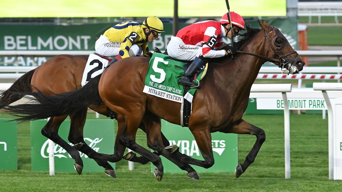 Minaret Station Snags First Grade 1 In Joe Hirsch Turf Classic