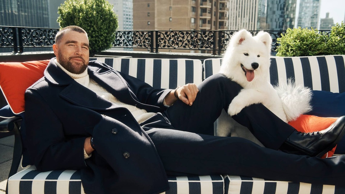Travis Kelce Reveals How Taylor Swift's Adorable Dog Landed Her First Modeling Gig 