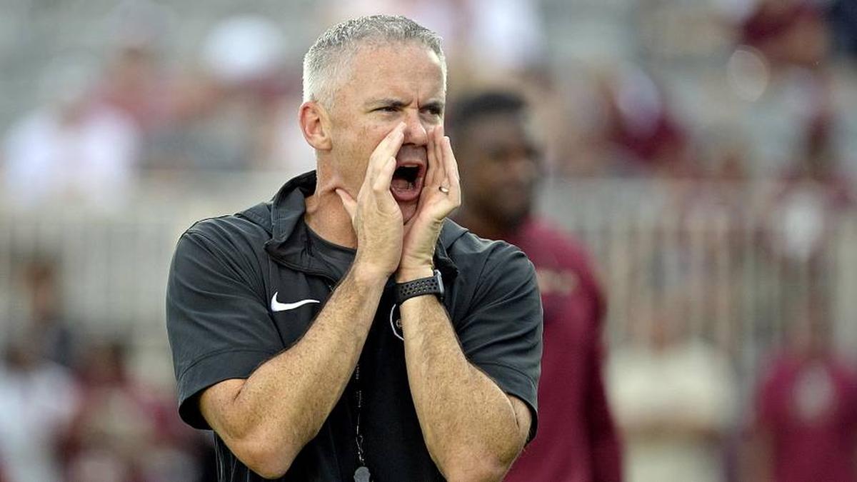  Sep 2, 2024; Tallahassee, Florida, USA; Florida State Seminoles head coach Mike Norvell before the game against the Boston College Eagles at Doak S. Campbell Stadium. Mandatory Credit: Melina Myers-Imagn Images | Melina Myers-Imagn Images 