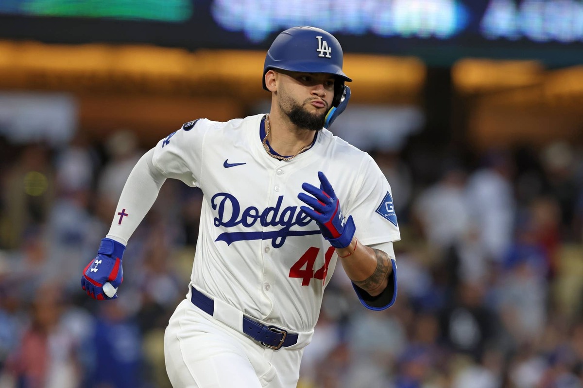  Los Angeles Dodgers outfielder Andy Pages (44) Jason Parkhurst-Imagn Images
