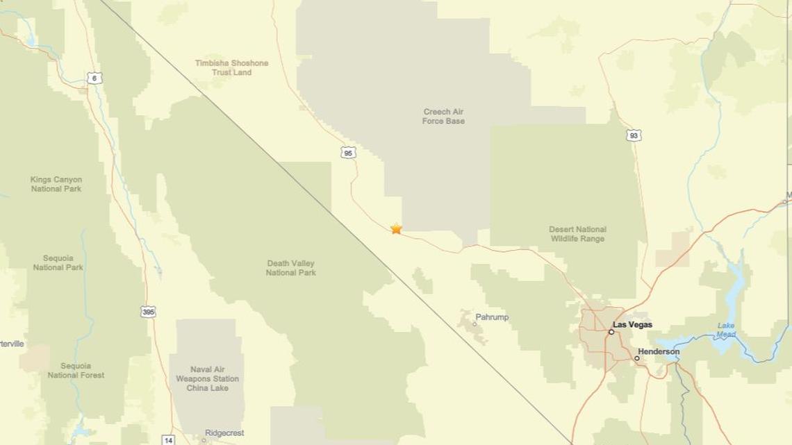 Update: Seismic activity on Feb. 10 - 2.0 magnitude earthquake near Beatty, NV recorded 
