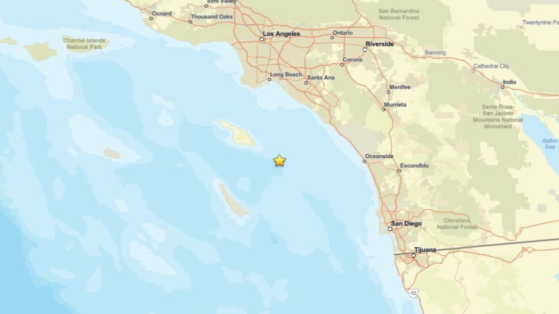 The earthquake previously reported by the USGS has been deleted after review 