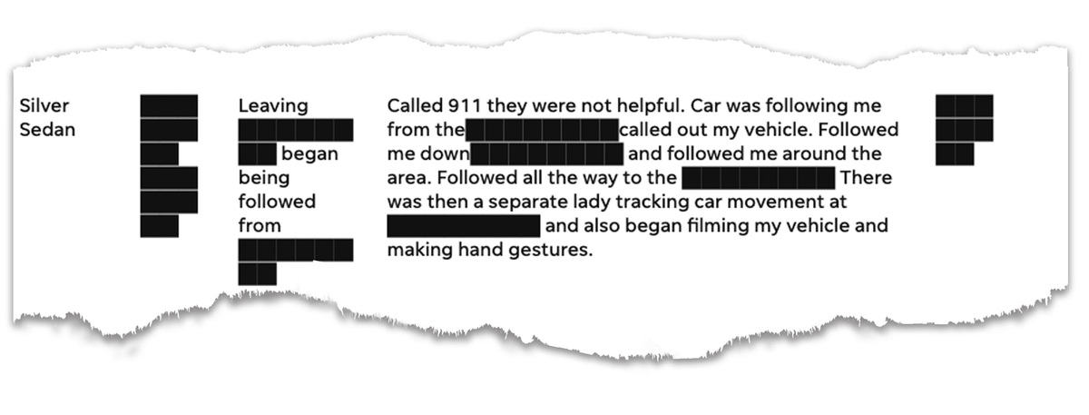 'They were tracking us.' ICE tracks protesters in secret database ...