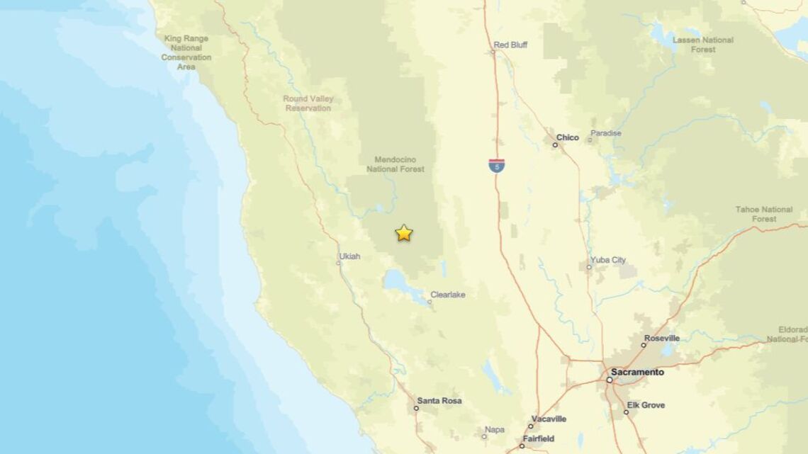 Update: 2.5 magnitude earthquake reported near Upper Lake, CA on July 30 