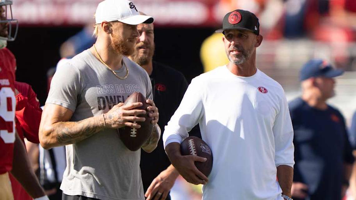 49ers HC Kyle Shanahan Tempers Expectations for George Kittle's Return Date 